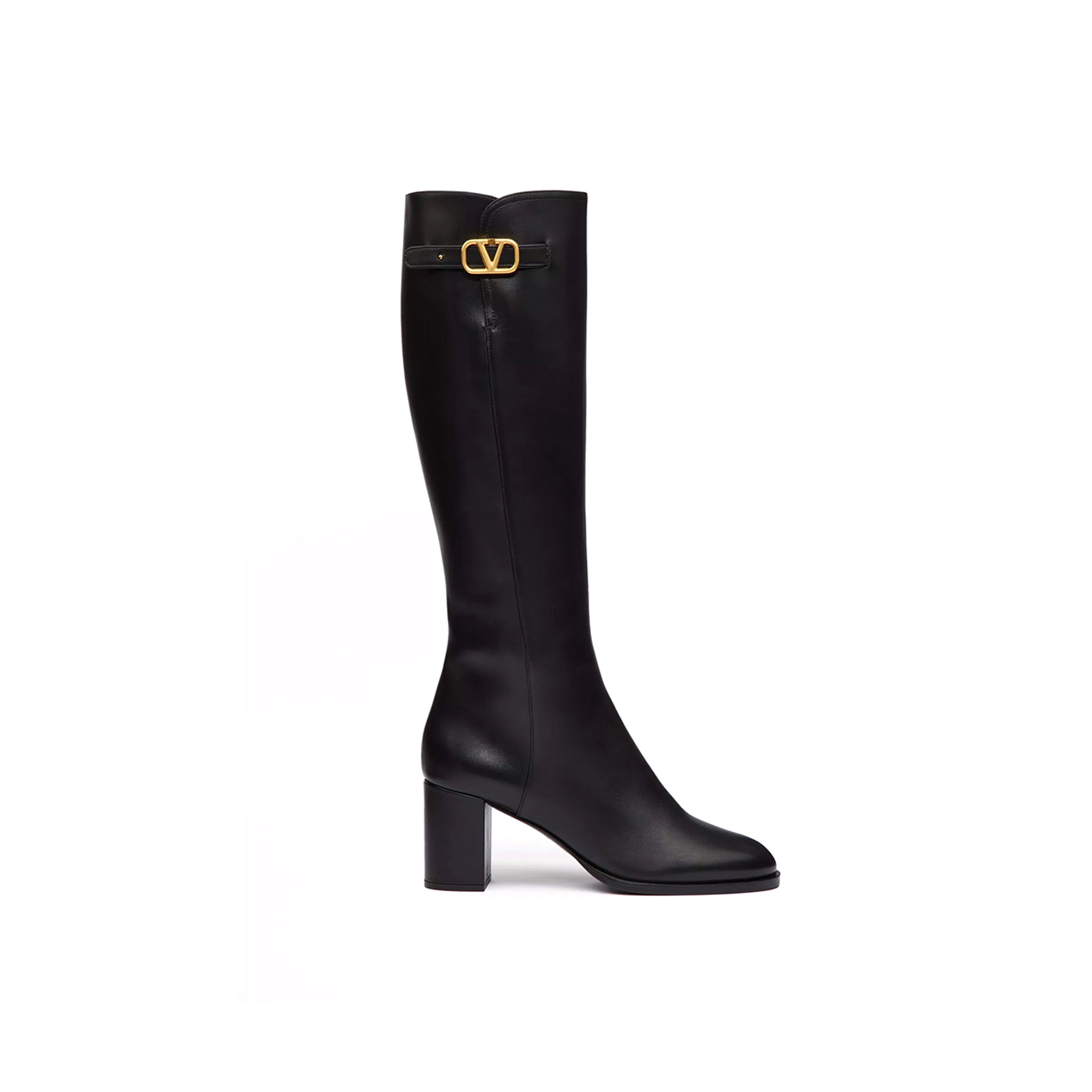 VALENTINO VLOGO SIGNATURE CALFSKIN BOOT 70MM 5W2S0HY0DSH_0NO